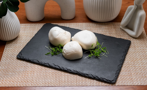 Домашняя моцарелла с томатами