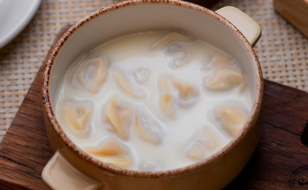 Сырный суп с пельмешками