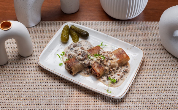 Блинчики с мясом