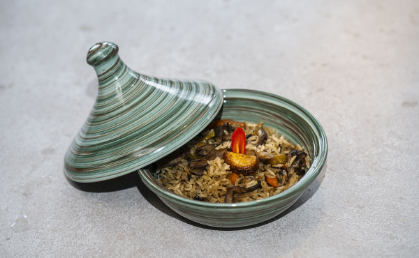 Плов с грибами 