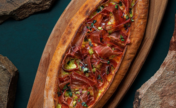 Лодочка с бастурмой