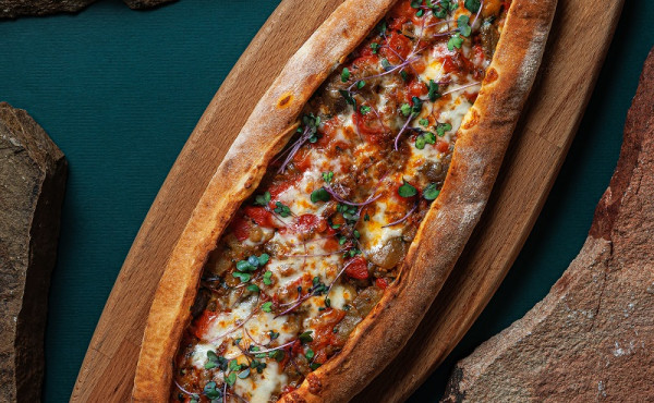 Лодочка с овощами гриль