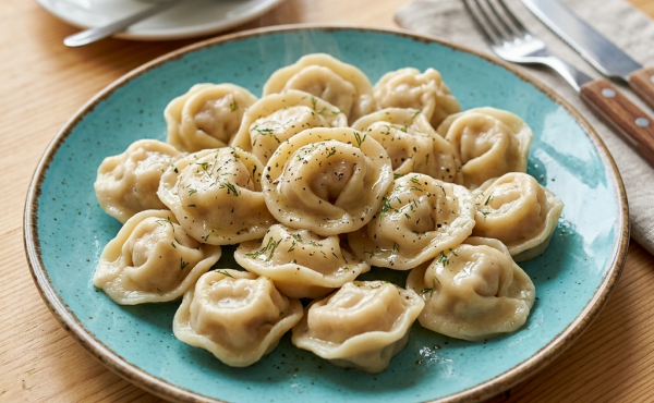Пельмени с куриным фаршем 
