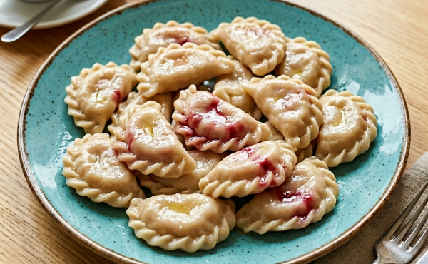 Вареники с вишней 