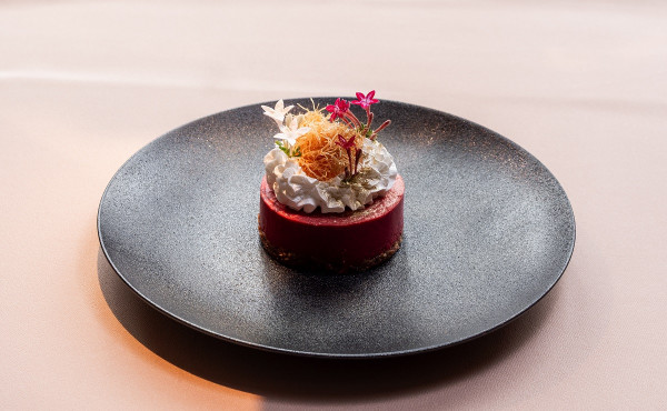 Малиновый десерт